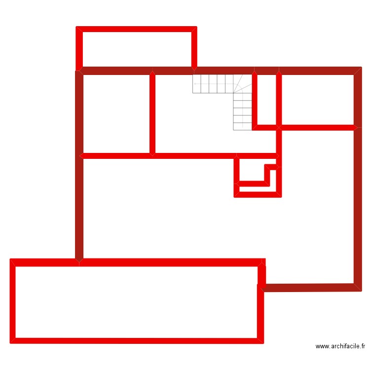 SOUJET REZ. Plan de 8 pièces et 457 m2