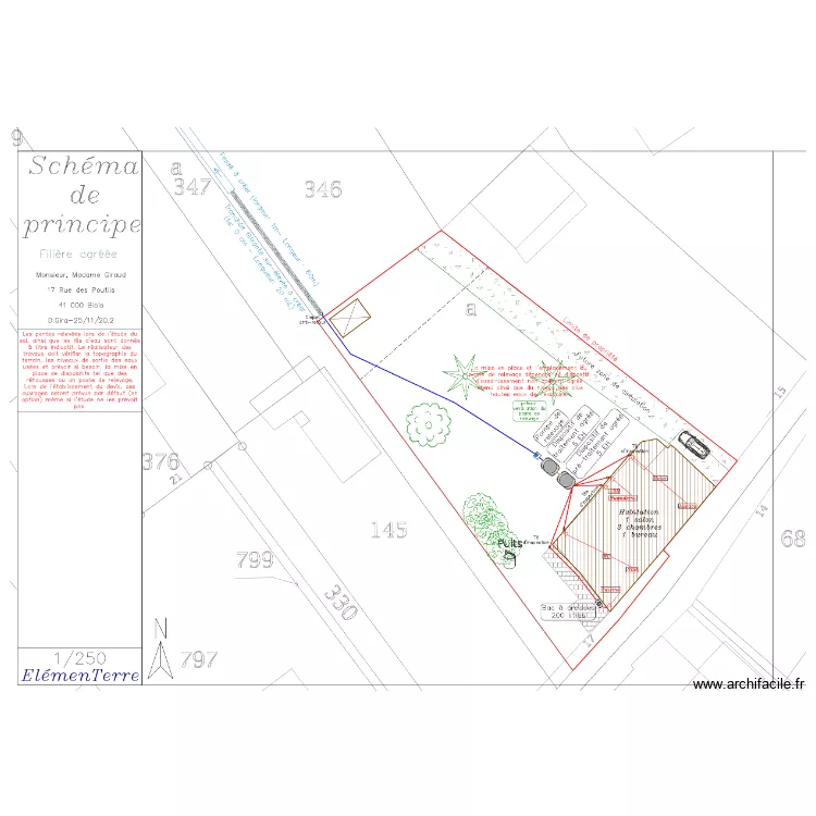 Fili&egrave;re agr&eacute;e Assainissement. Plan de 