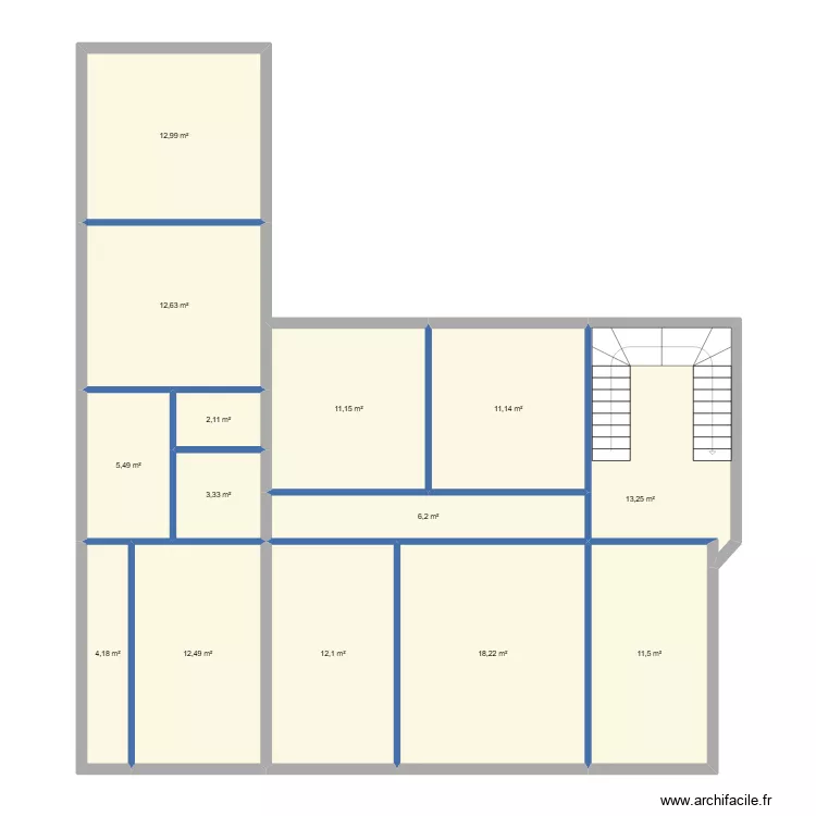 CHATEAUBRIAND R+1. Plan de CHATEAUBRIAND R+1. Plan de