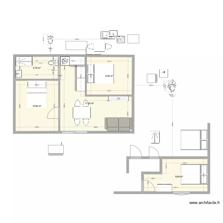 anexo. Plan de 5 et 50 m² anexo. Plan de 5 et 50 m²