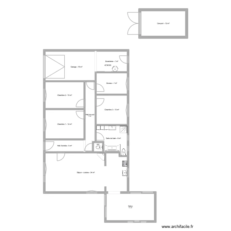 Fontin. Plan de 13 et 142 m² Fontin. Plan de 13 et 142 m²