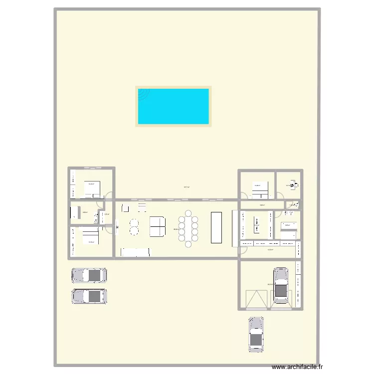 construction maison. Plan de 