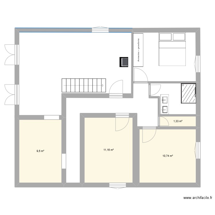 Maison gaillan 1. Plan de 0 pièce et 0 m2