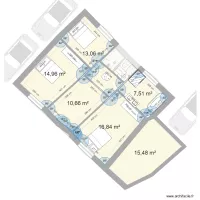 projet 2 - d'apres plan cadastre - 1 maison familiale
