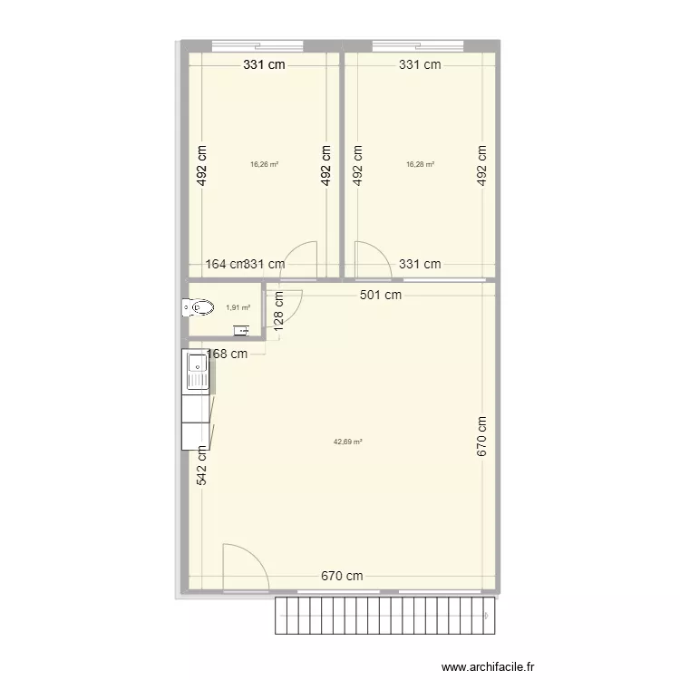 SCI E.R.2J - USINE. Plan de 