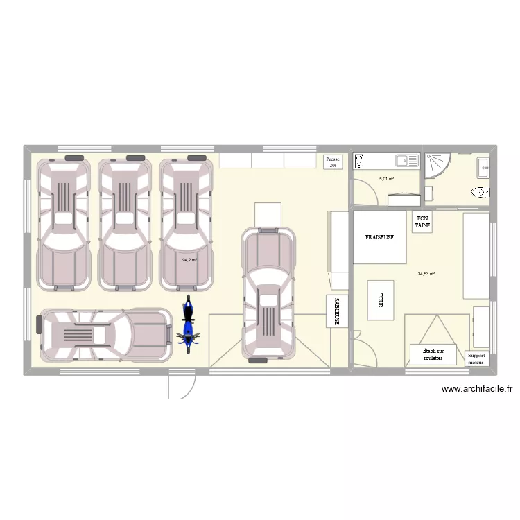 BOENTIER2. Plan de 3 et 134 m² BOENTIER2. Plan de 3 et 134 m²