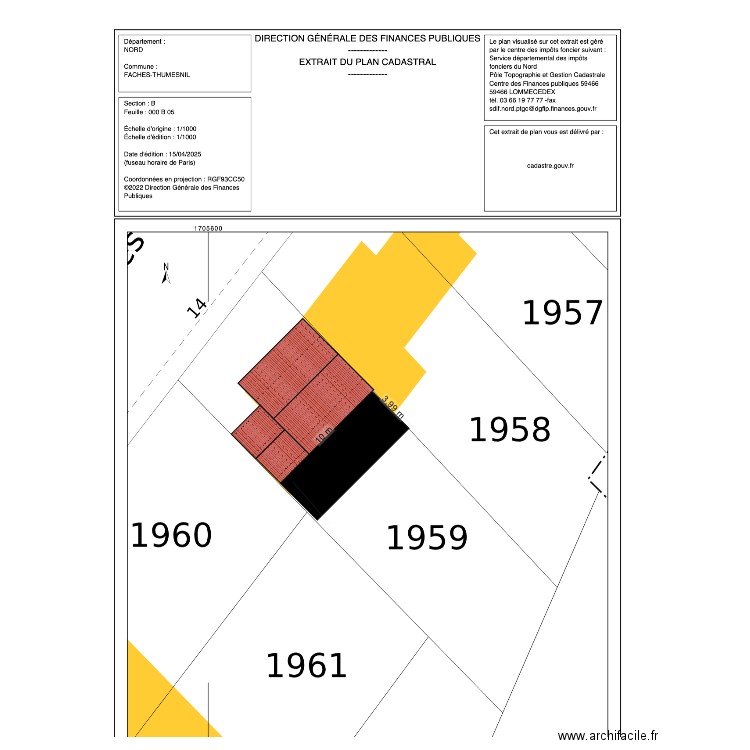 FLANDRES. Plan de 0 pièce et 0 m2