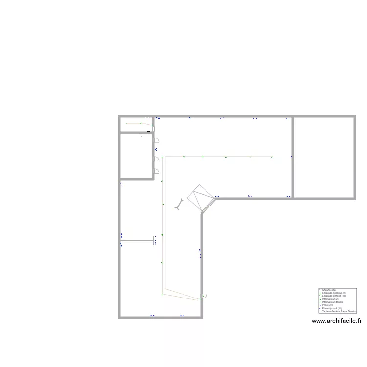 Team Home Made 1/2. Plan de 4  et 278 m²
