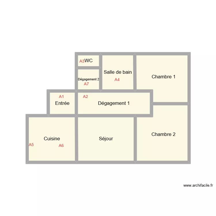 2507 CTS LE QUENVEN. Plan de 