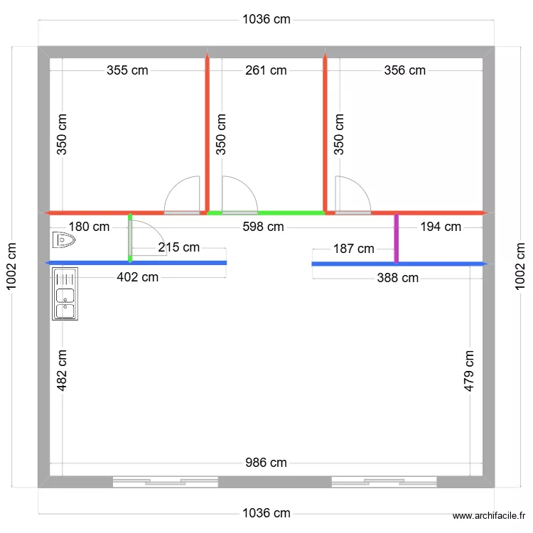 maison thierry : christine oceane. Plan de 