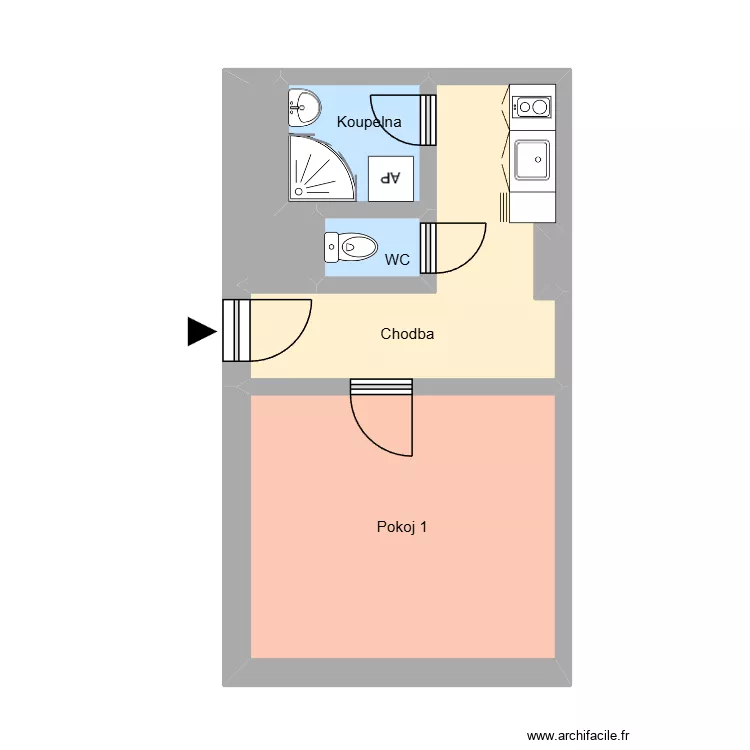 Jana &Scaron;vermy 36, byt 2. Plan de 10 pièces et 148 m²