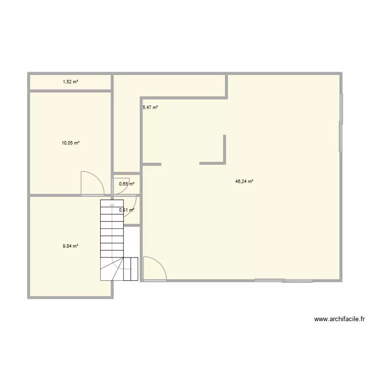 RDC Lattes. Plan de 7 et 75 m² RDC Lattes. Plan de 7 et 75 m²