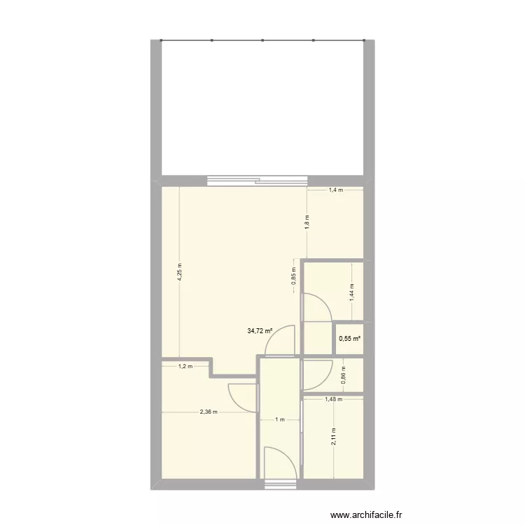 Chamrousse_02. Plan de 2 et 35 m² Chamrousse_02. Plan de 2 et 35 m²