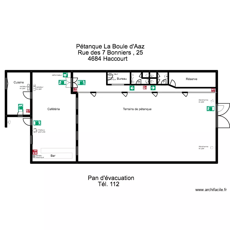 aaz3. Plan de 10  et 459 m²