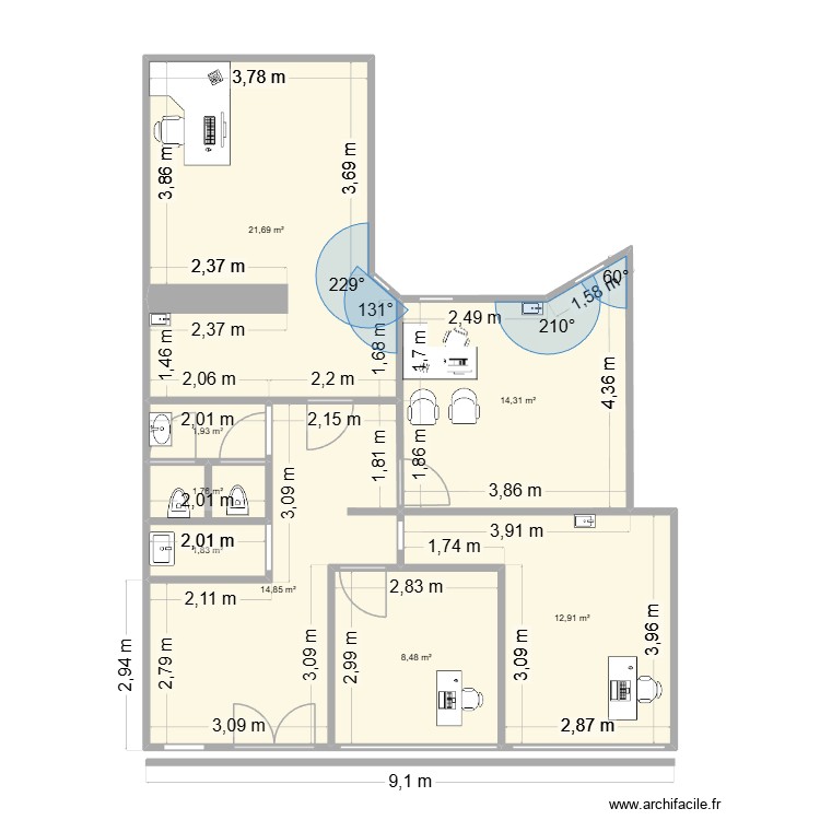 PARIS 15EME. Plan de 0 pièce et 0 m2 PARIS 15EME. Plan de 0 pièce et 0 m2