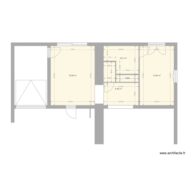 BELLET. Plan de 0 pièce et 0 m2
