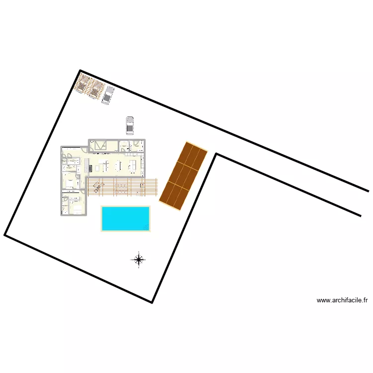 Plan 2. Plan de 20  et 302 m²