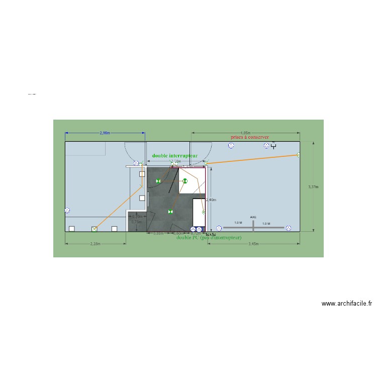 bideault. Plan de 0 pièce et 0 m2