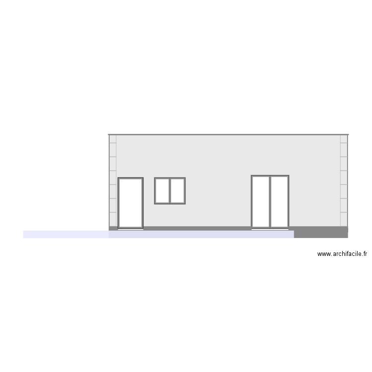 DECO FACADE SUD. Plan de 0 pièce et 0 m2