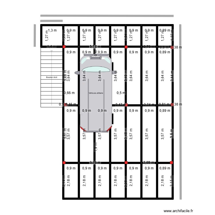 plateforme selon photos, OK (plan pdf AVN, escalier mal plac&eacute;...). Plan de 0 pièce et 0 m2