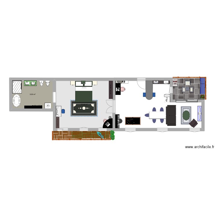 Appartement. Plan de 0 pièce et 0 m2