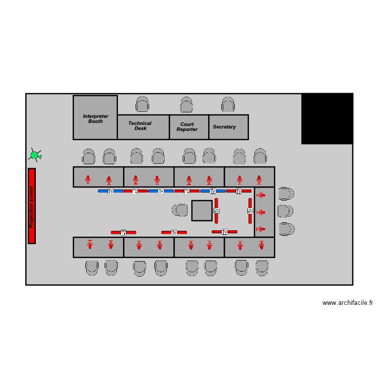 arbitrage Warwick. Plan de 0 pièce et 0 m2