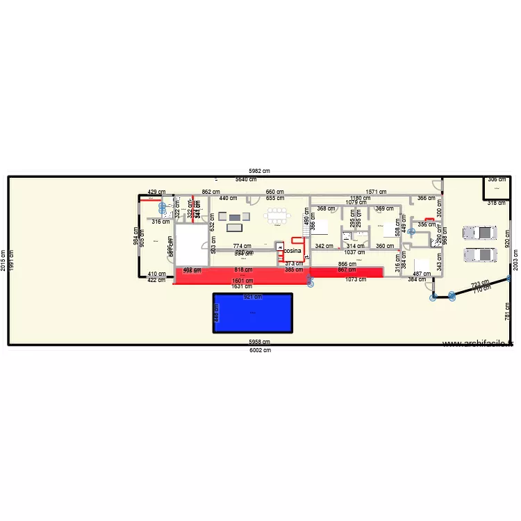 casa de mi amor 111. Plan de 21  et 1177 m²