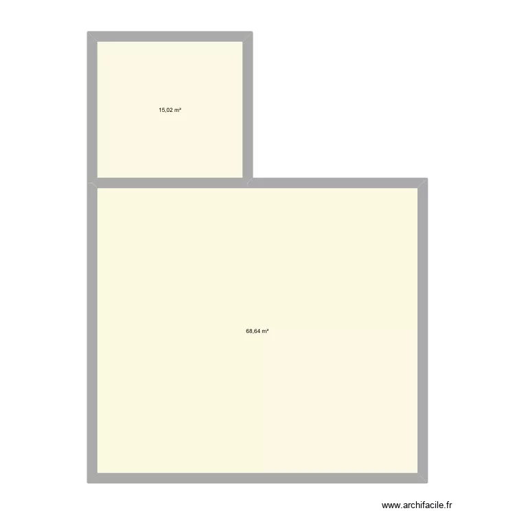 Maison 1. Plan de 