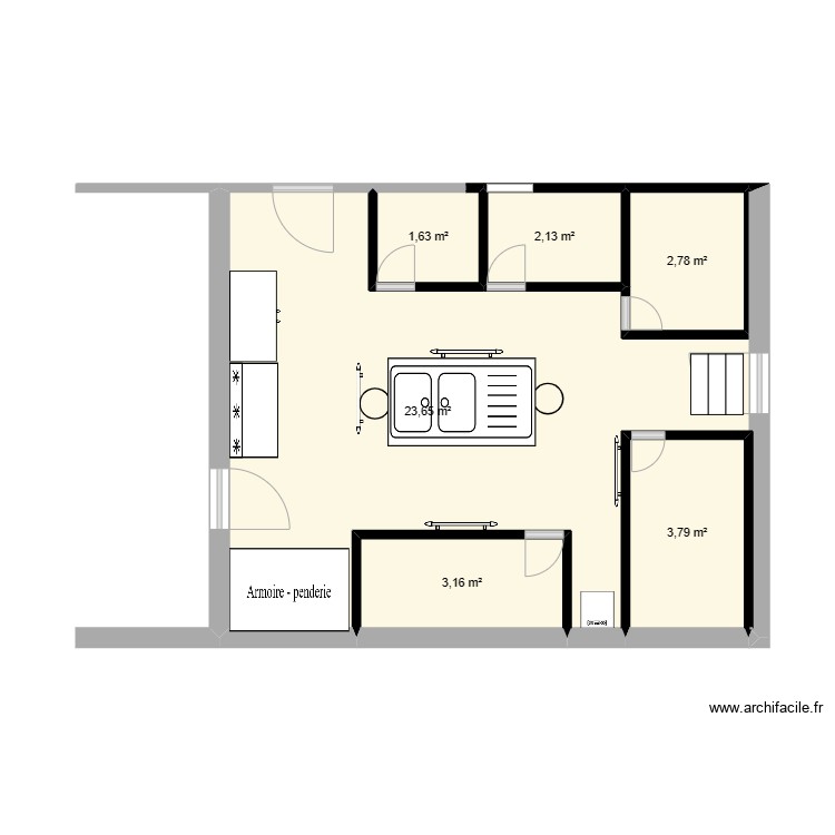 julie. Plan de 0 pièce et 0 m2