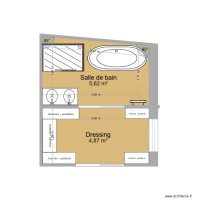 salle de bain/ dressing