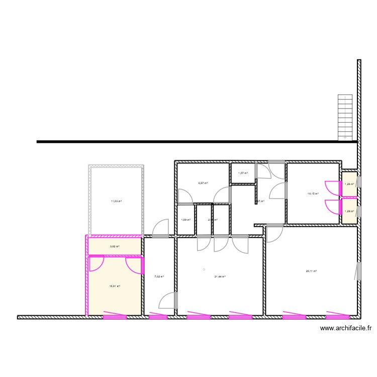 Muller tech commun Agrandissement. Plan de 0 pièce et 0 m2