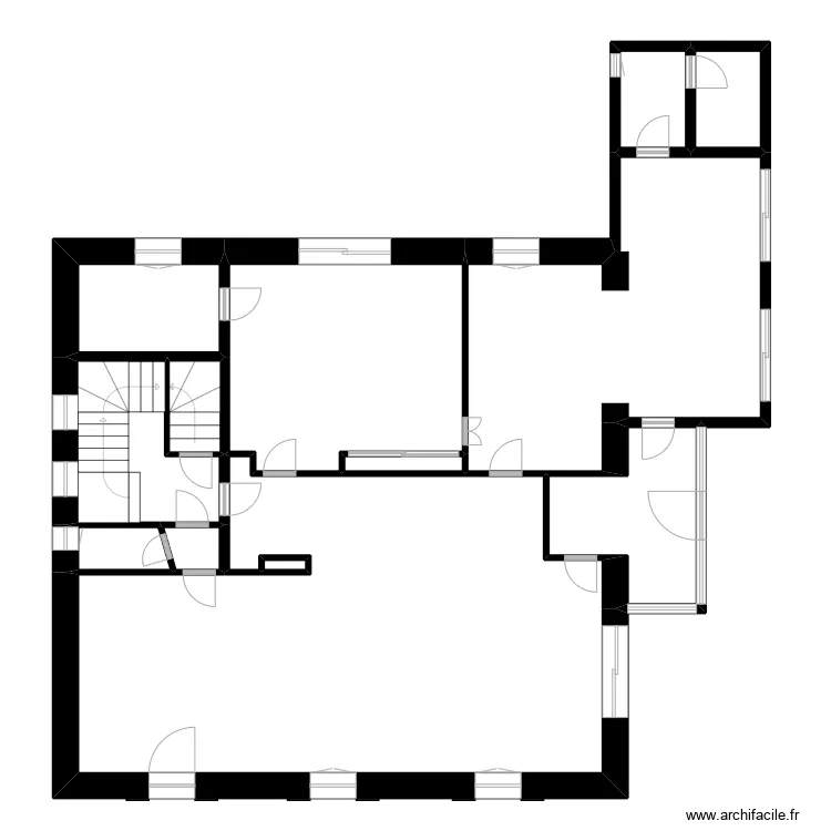 aub r0. Plan de 13  et 153 m²