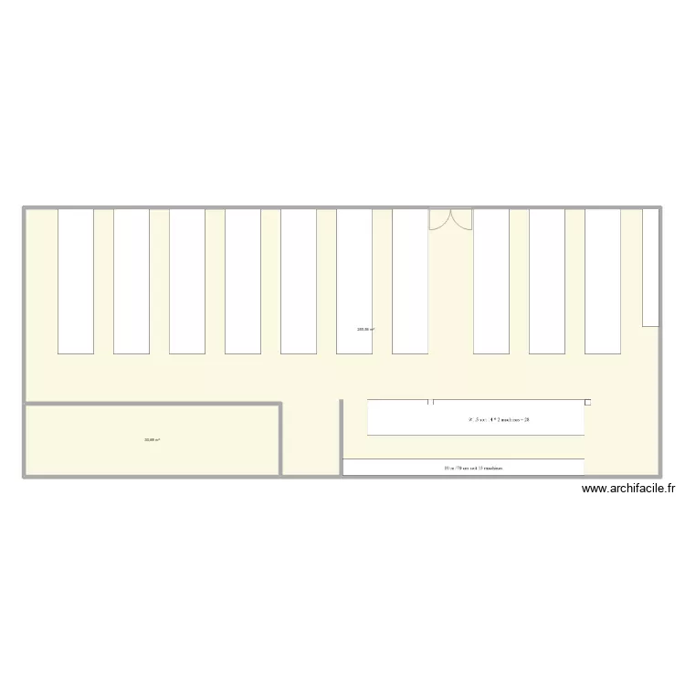 marquage au sol. Plan de 