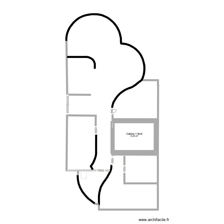 institut. Plan de 0 pièce et 0 m2