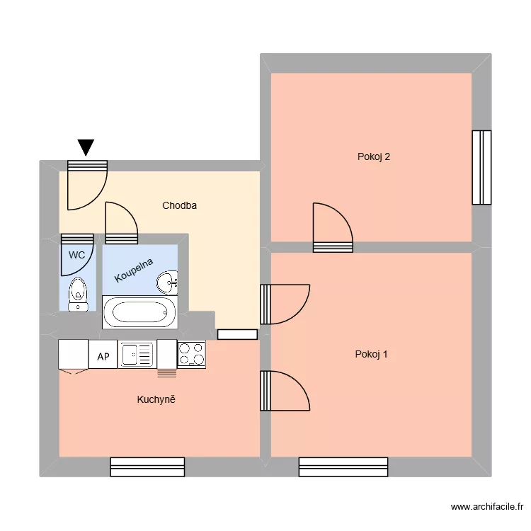 Hybe&scaron;ova 145, byt 3. Plan de 12  et 175 m²