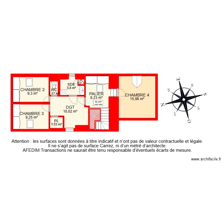 BI25106. Plan de 29 pièces et 151 m2