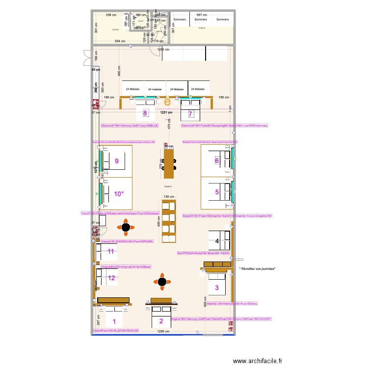 Emma TAO. Plan de 9 pièces et 380 m2