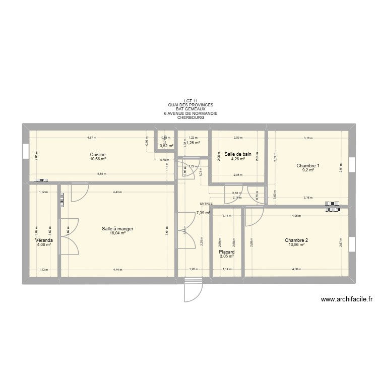BAT GEMEAUX LGT 11. Plan de 0 pièce et 0 m2