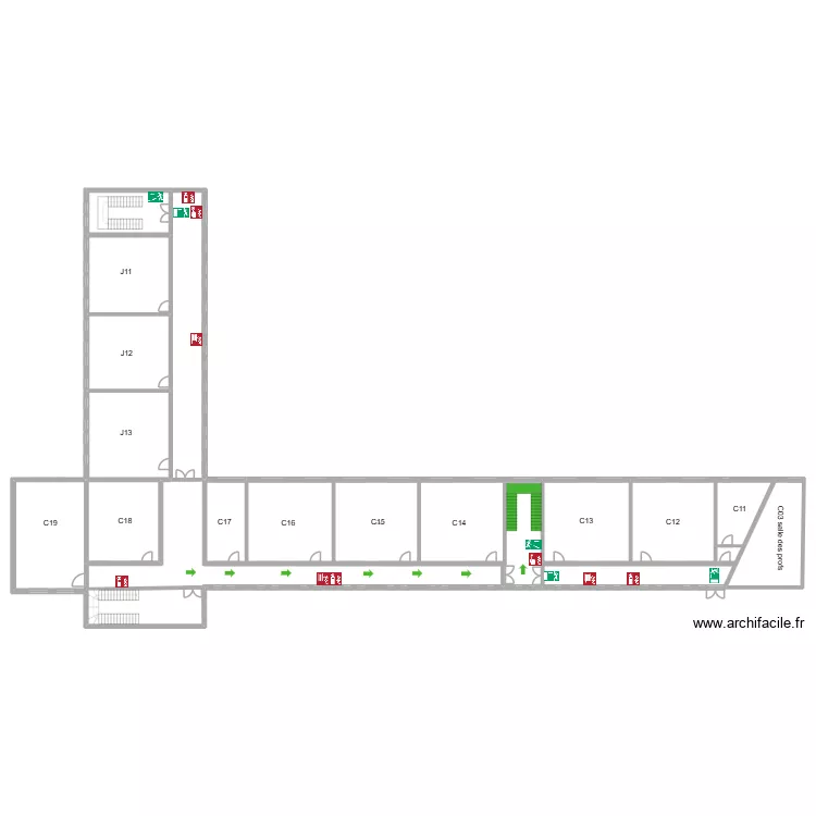 Jemappes +1. Plan de 9 et 663 m² Jemappes +1. Plan de 9 et 663 m²
