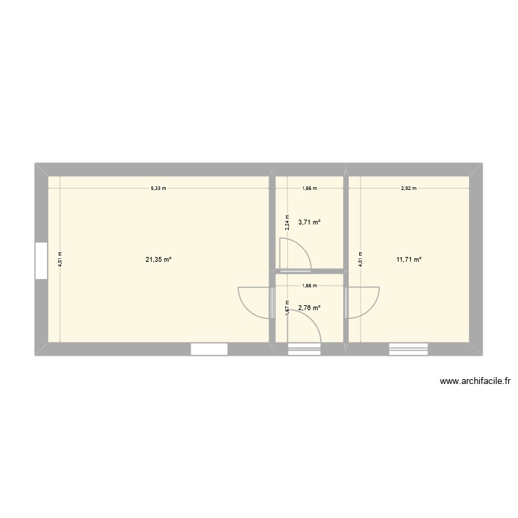 étage. Plan de 0 pièce et 0 m2