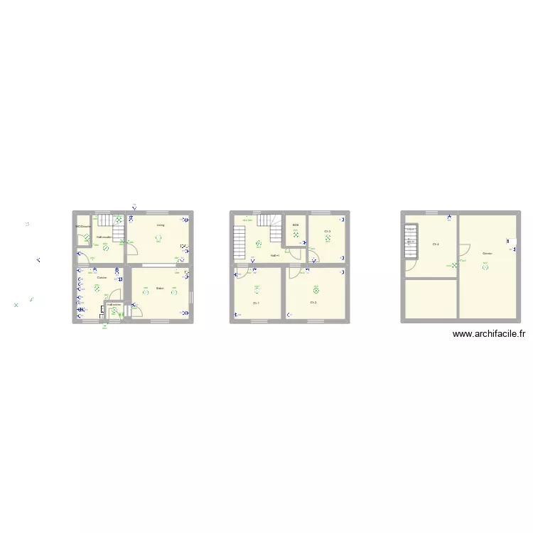 BORAUKE Walter. Plan de 