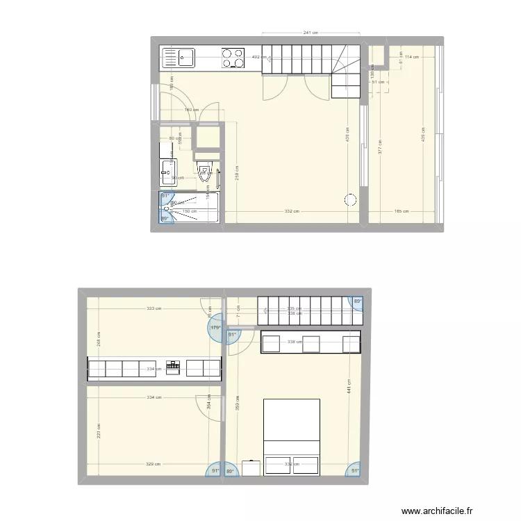 App Jackie 1 cotes. Plan de App Jackie 1 cotes. Plan de