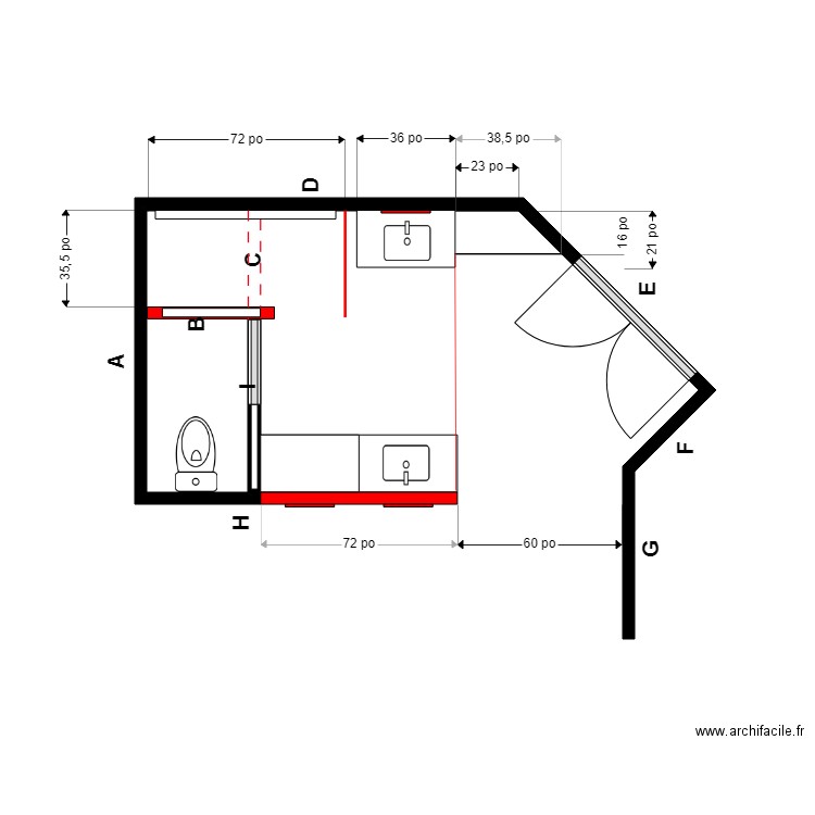 Jacqueline. Plan de 0 pièce et 0 m2