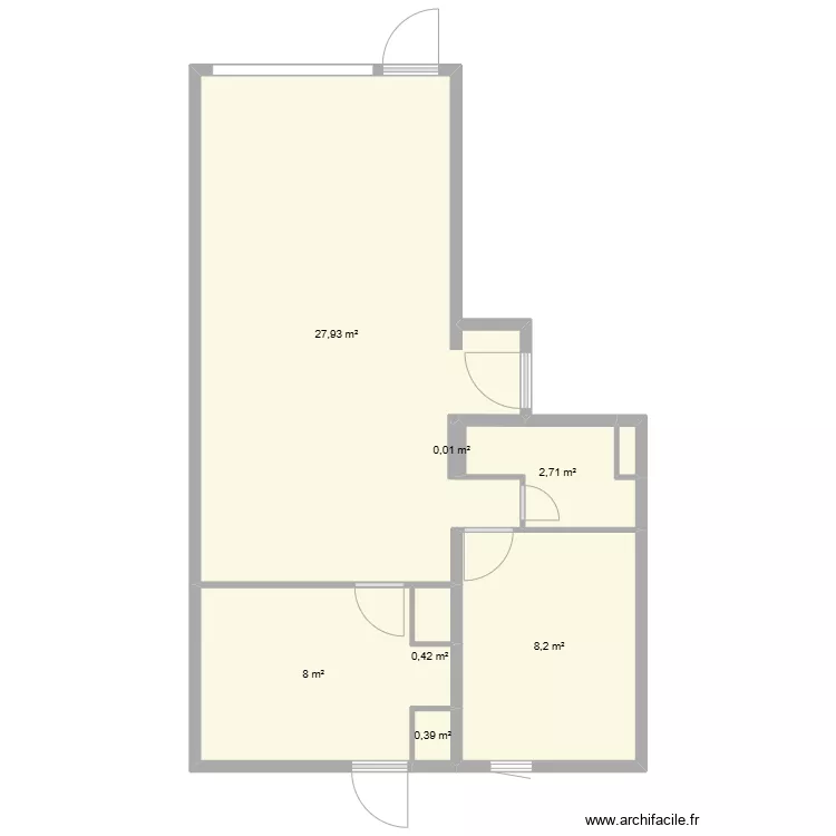 RDC LA PLAGNE. Plan de 