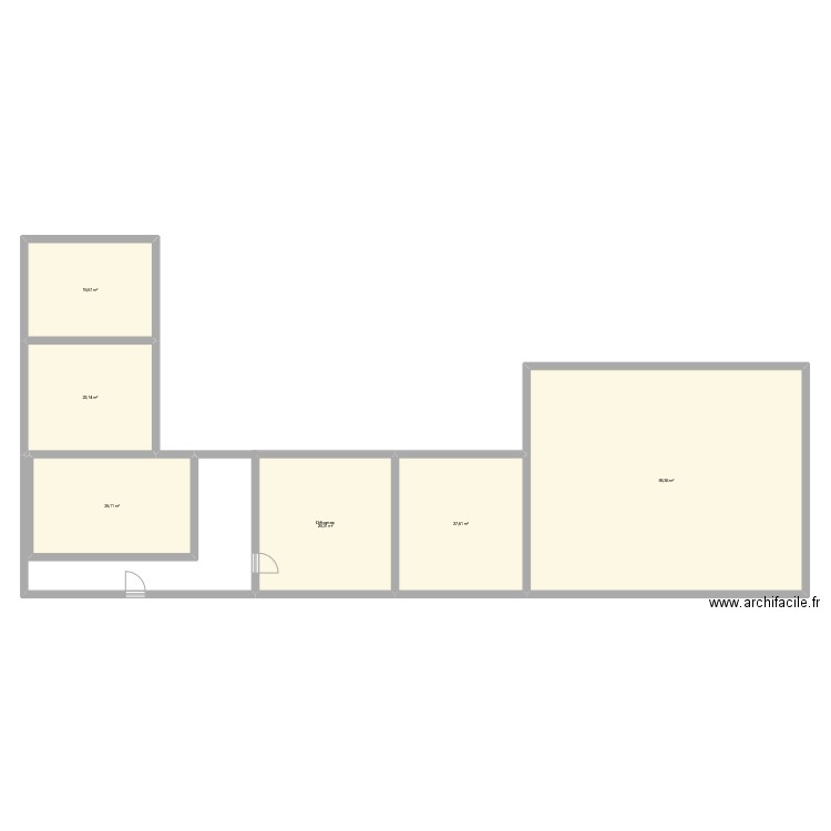 3 la meulière 44270 PAULX. Plan de 6 pièces et 223 m2