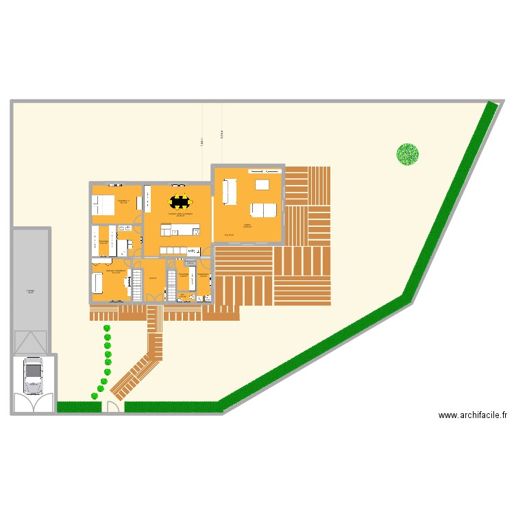 colonieu agrandissement 2. Plan de 16 pièces et 1096 m2