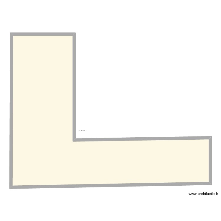 Lotfi. Plan de 1 pièce et 127 m2