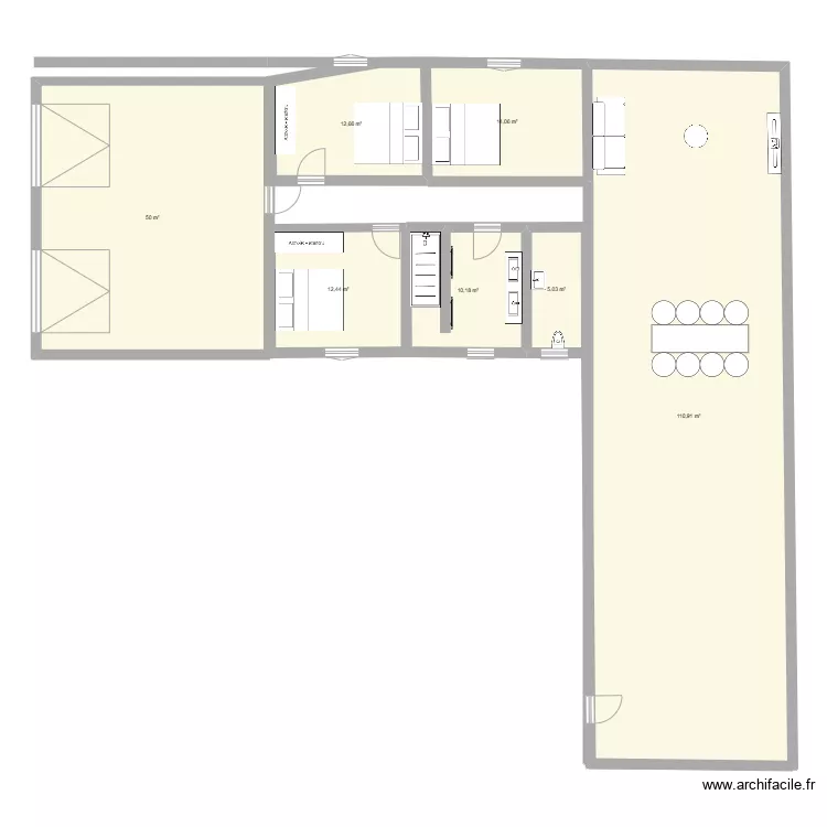 PLAN MAISON SALVI MAX. Plan de 