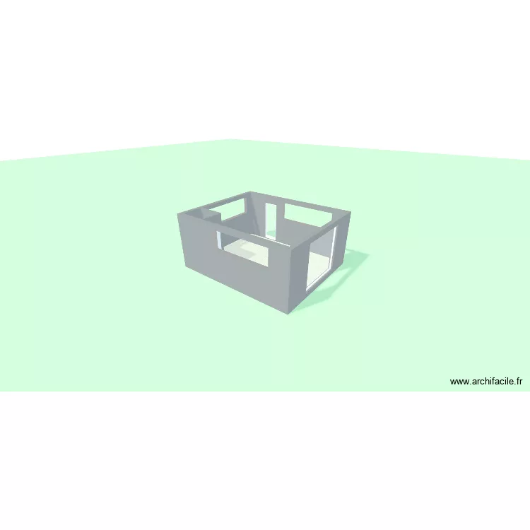 Cuisine d'&eacute;t&eacute;. Plan de 2  et 26 m²