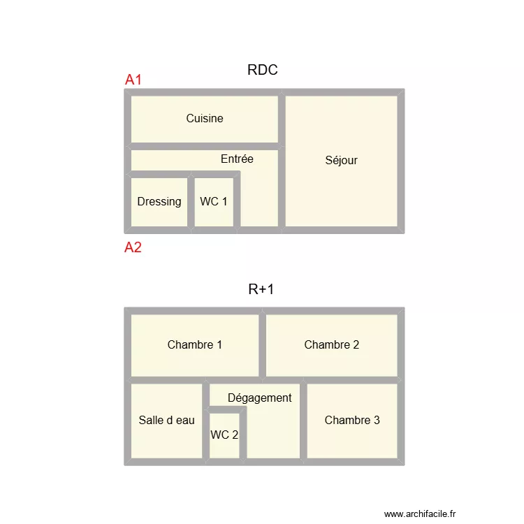 2504 LE GAC. Plan de 